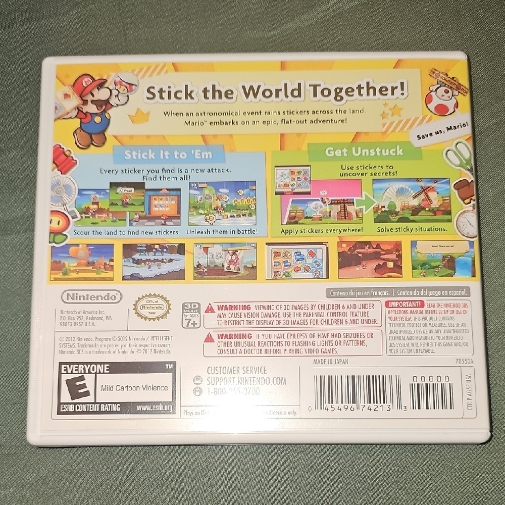 Nintendo 3DS Game Paper Mario Sticker Star - Picture 6 of 6